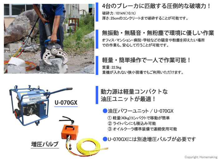 コンクリートクラッシャー コンクリートクラッシャー