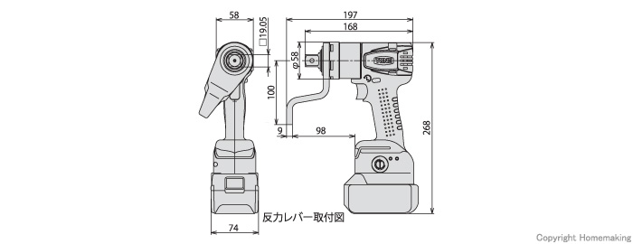 コードレスナットランナー