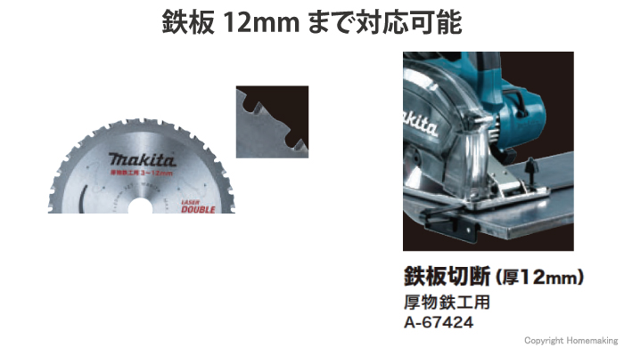 独特な 【送料無料】 マキタ 150mm×32P 厚物鉄工用チップソー A-67424×10枚 - その他 - hlt.no