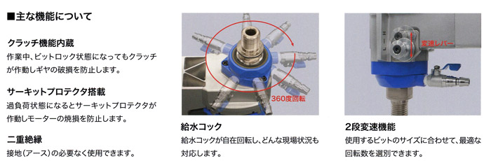 主な機能