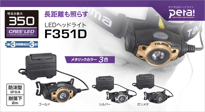 LEDヘッドライトF351D