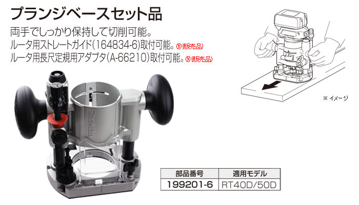 マキタ プランジベースセット品::199201-6|ホームメイキング【電動工具