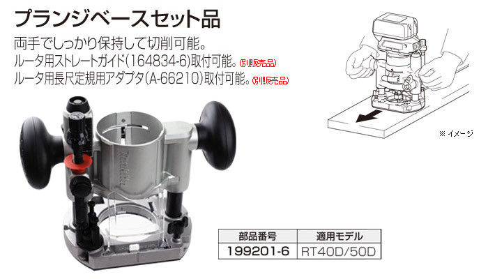 プランジベースセット品　使用例