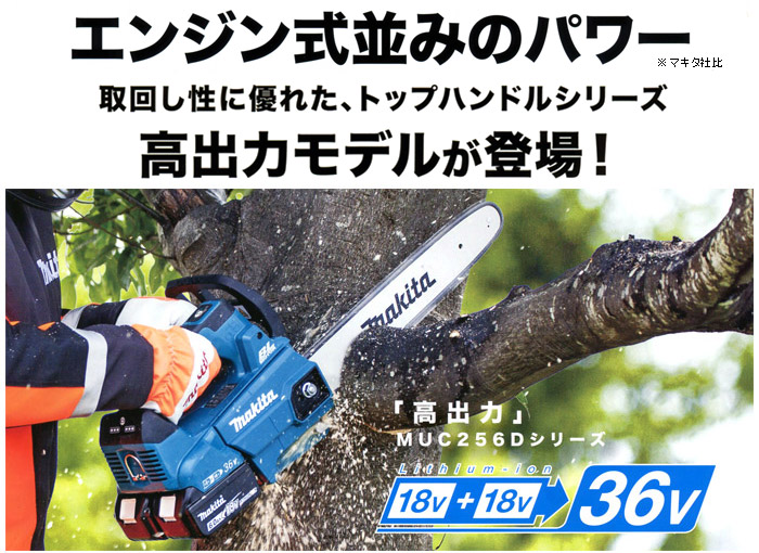 安心の実績 高価 買取 強化中 モノえーるマキタ 350mm充電式チェンソー MUC356DGF 青 18V 6.0Ah バッテリBL1860B×2本  2口急速充電器DC18RD