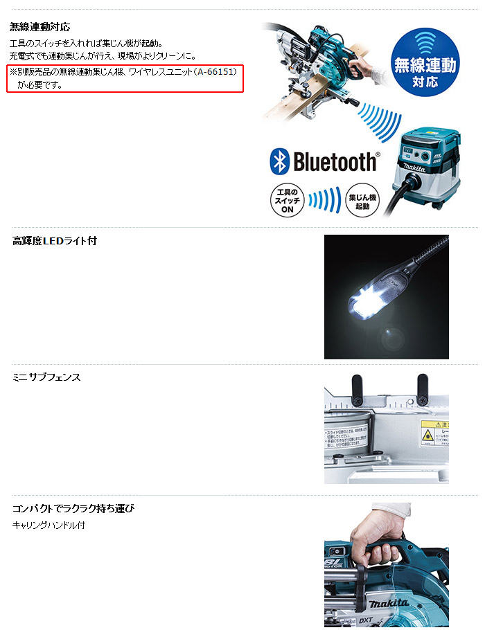 その他特長 その他特長