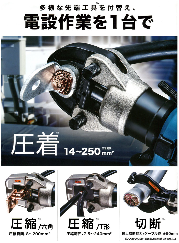 ☆未使用品☆makita マキタ 18V 充電式圧着機 TC300DRG バッテリー1個(6.0Ah) 充電器 アタッチメント ケース付 66027