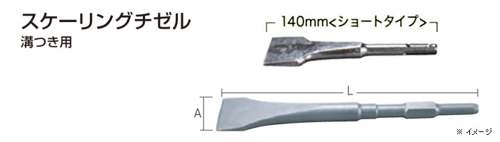 溝つき用スケーリングチゼル