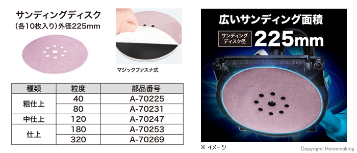 ドライウォールサンダ用サンディングディスク ドライウォールサンダ用サンディングディスク