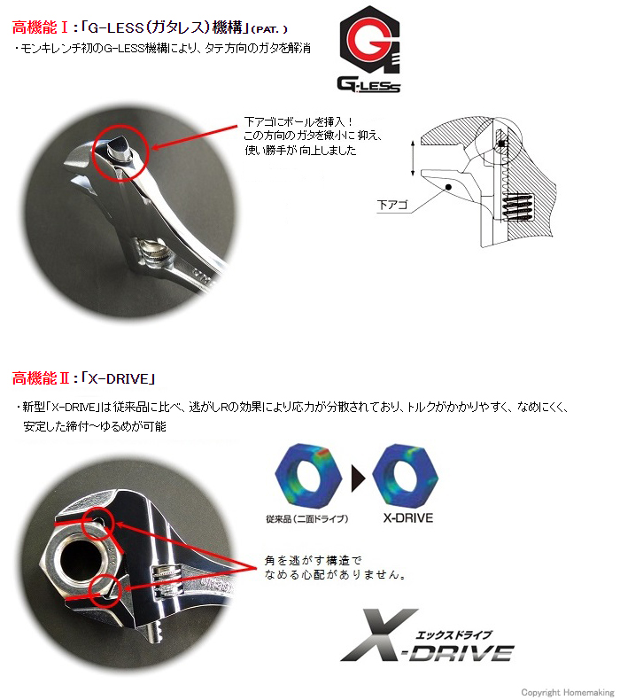 エックスドライブ　ガタレス