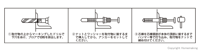 タイトアンカーSUS タイトアンカー  SC-1290 ステンレス(303、304、XM7等) 生地(または標準) - 2