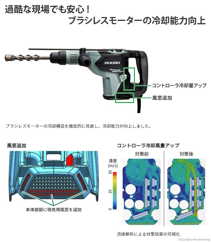 ハイコーキ ハンマドリル::DH40MEY(S)|ホームメイキング【電動工具