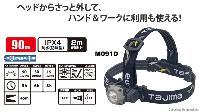 LEDヘッドライト M091D