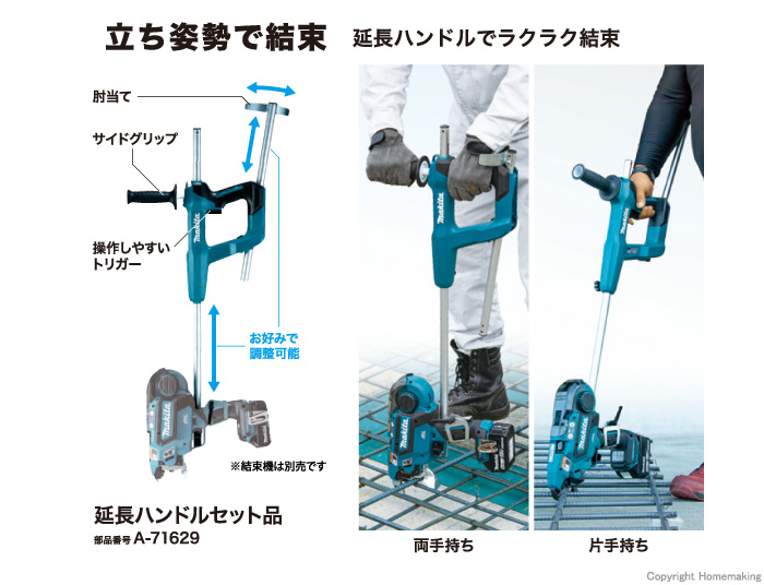 延長ハンドルセット品