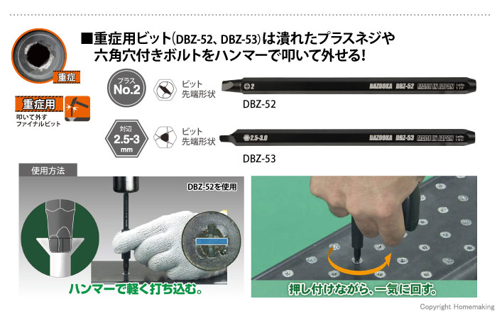 重症用ビット詳細