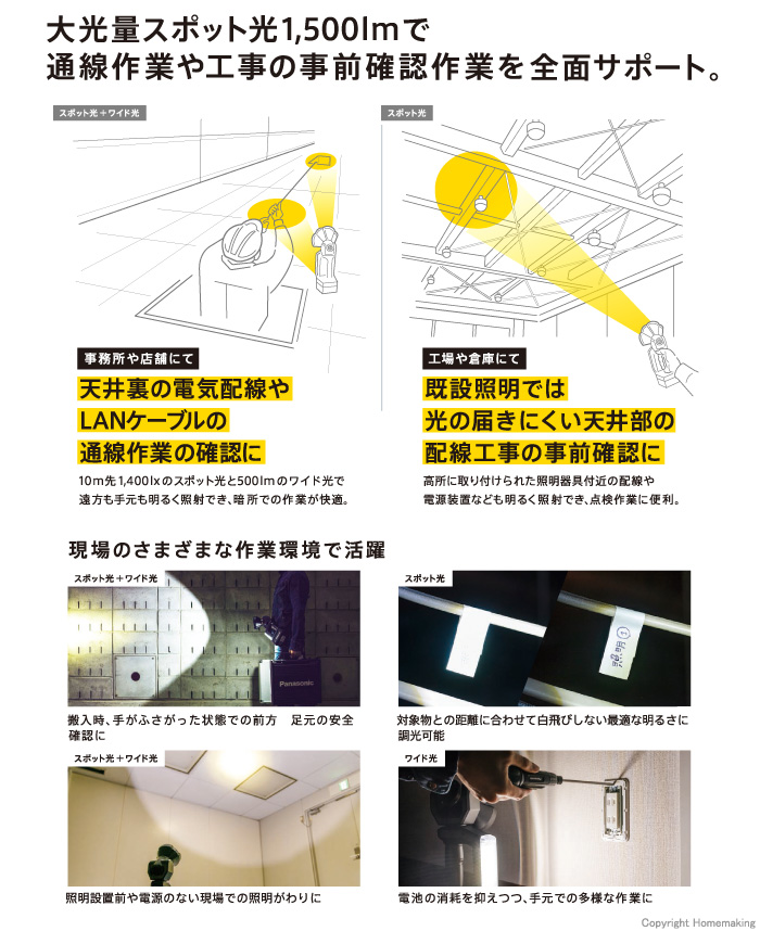 通電作業や工事の事前確認作業を全面サポート<br />
