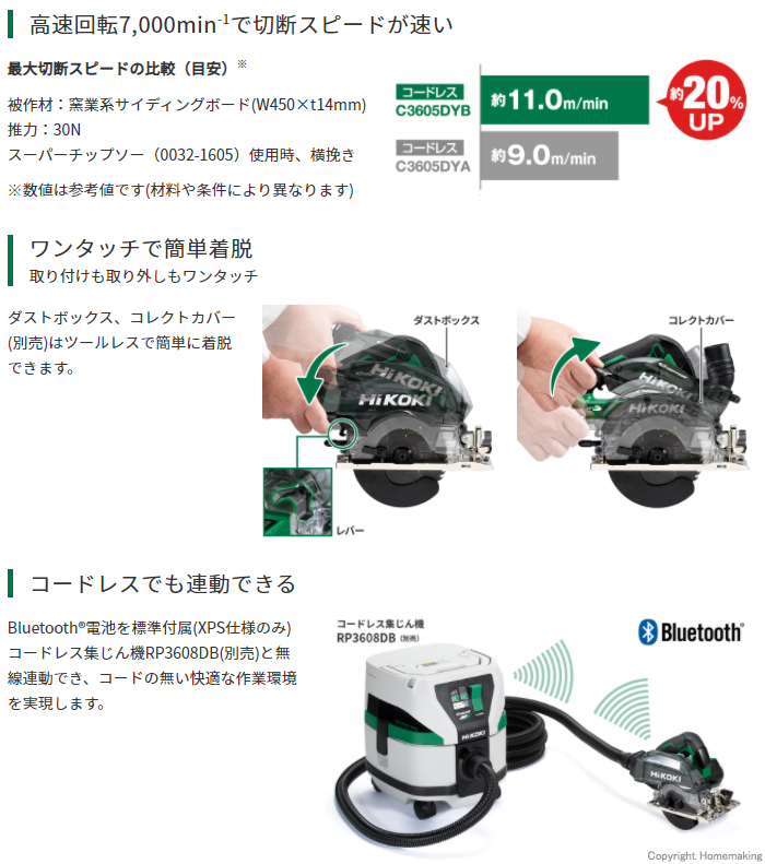 HiKOKI HiKOKI（日立工機） ダストボックス No.313744 電動工具