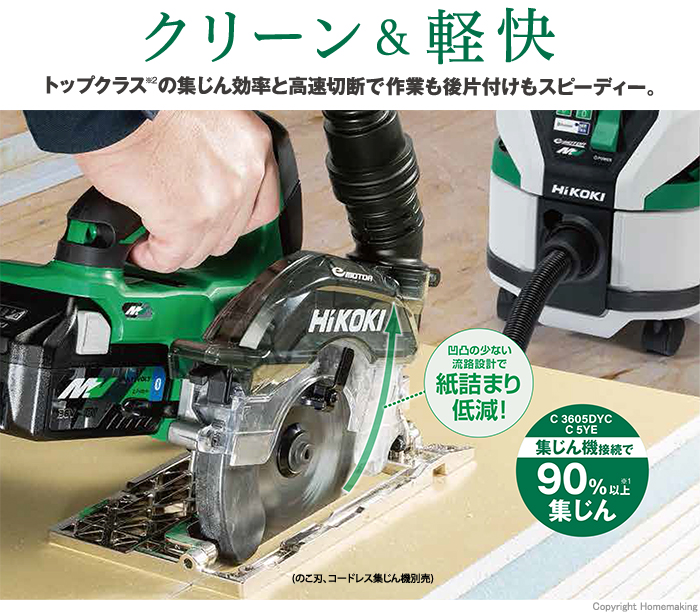 完売 HiKOKI ハイコーキ 卓上丸のこ用 集じん機接続アダプタ 376291