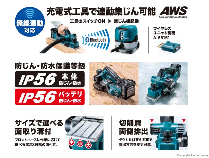 サイズが選べる面取作業