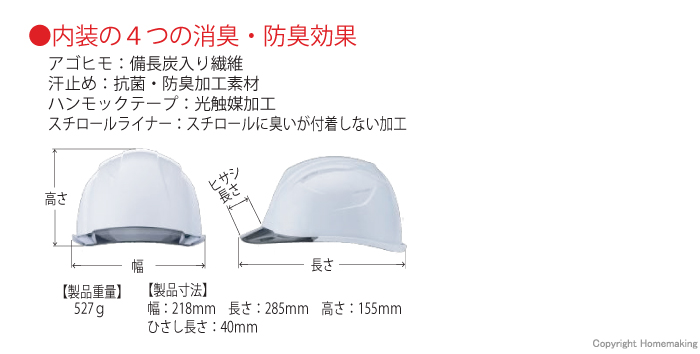 内装の4つの消臭・防臭効果