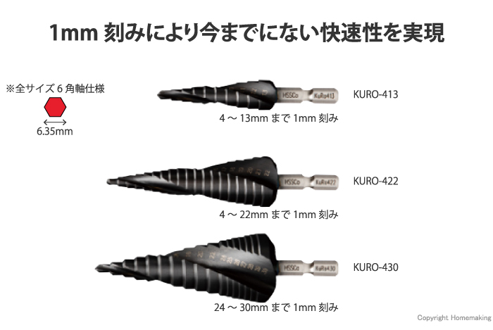 ウイニングボアー クロステップドリル 窒化チタンアルミコーティング