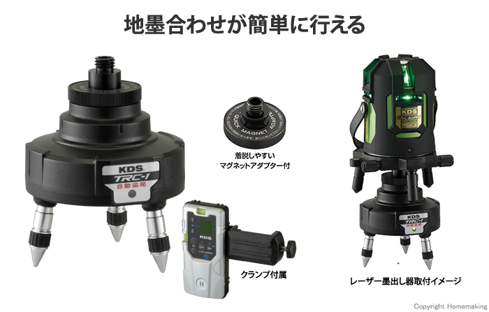 KDS トラッキングベースセット::TRC-1SET|ホームメイキング【電動工具