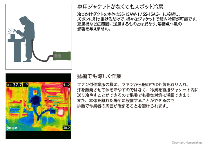 冷っかけダクト　特長