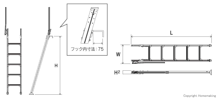 外径寸法図