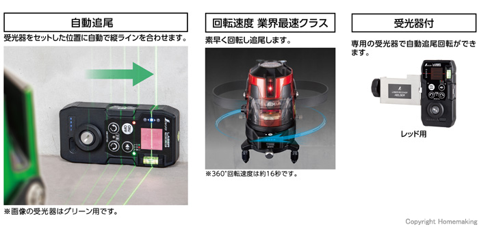 自動追尾回転台 受光器