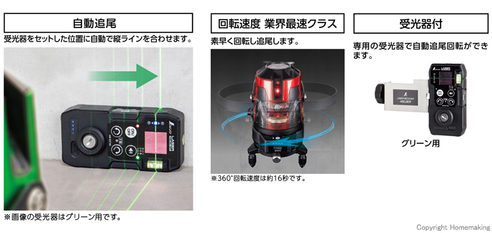 自動追尾回転台 受光器