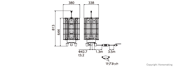 灯具サイズ