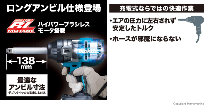 ロングアンビル仕様