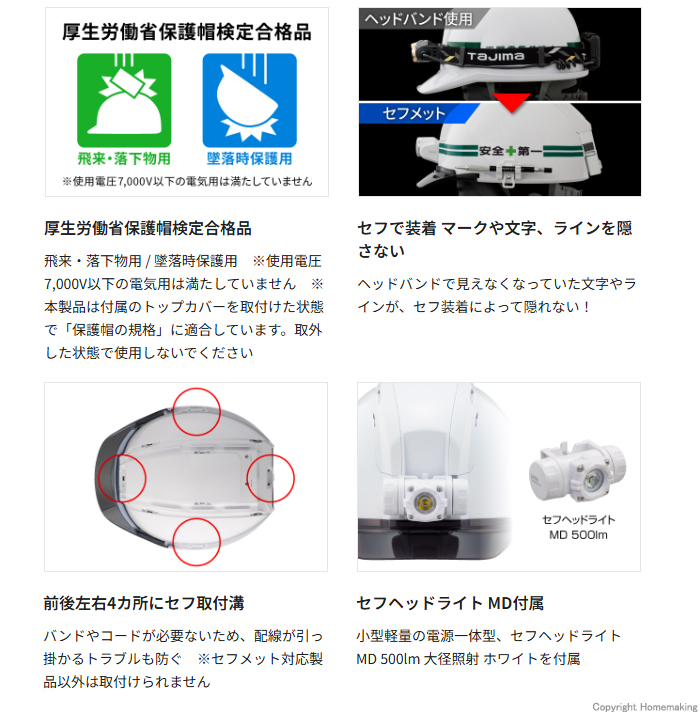 セフメット ベーシックセット MD特長
