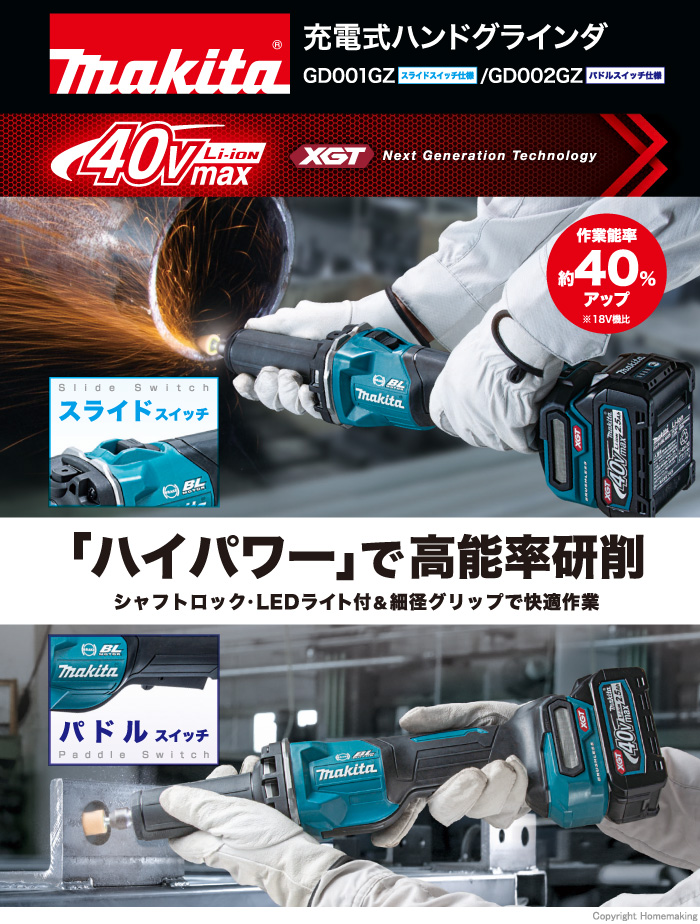 充電式ハンドグラインダ