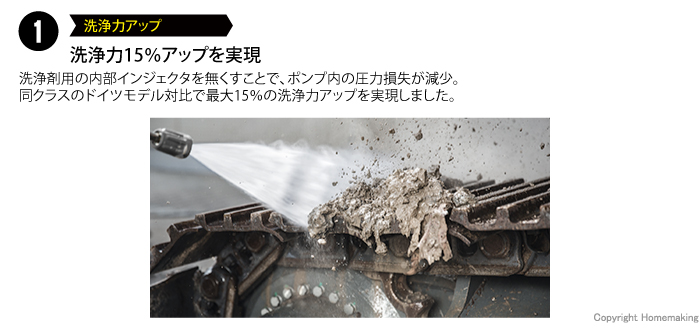 洗浄力アップ