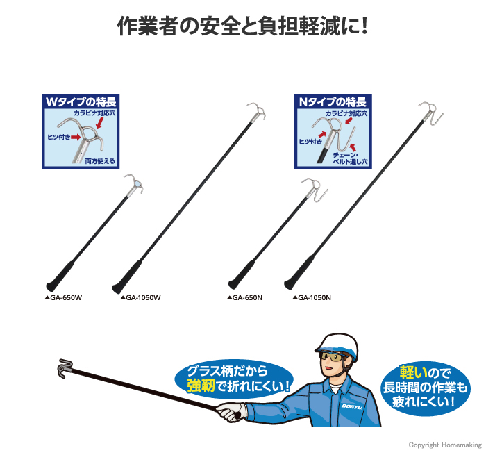 グラス柄安全棒