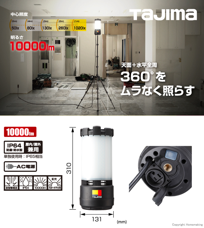 ワークライト KJR 10000lm
