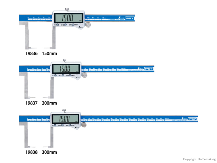 デジタルノギス　ネック測定