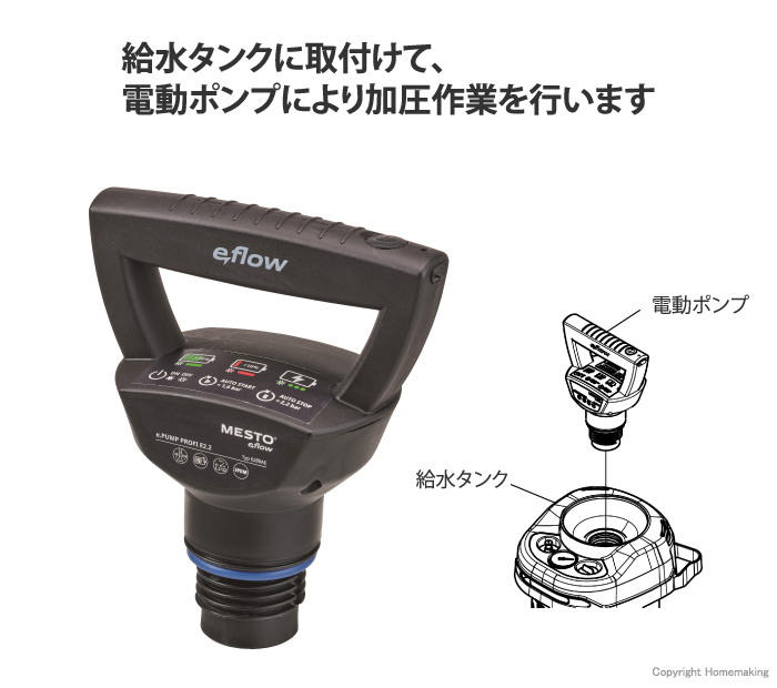バッテリー式電動ポンプ
