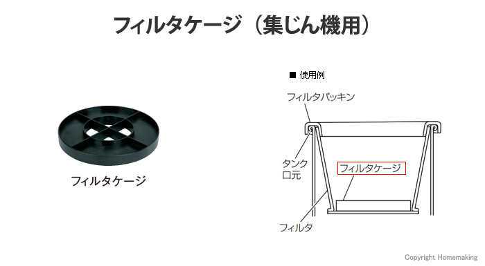 フィルタケージ