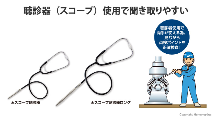 スコープ聴診棒