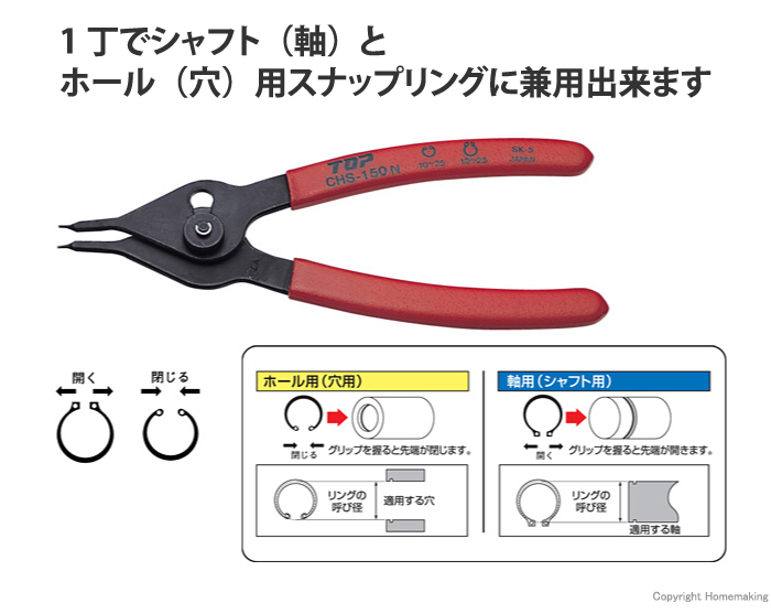コンバーチブルプライヤ