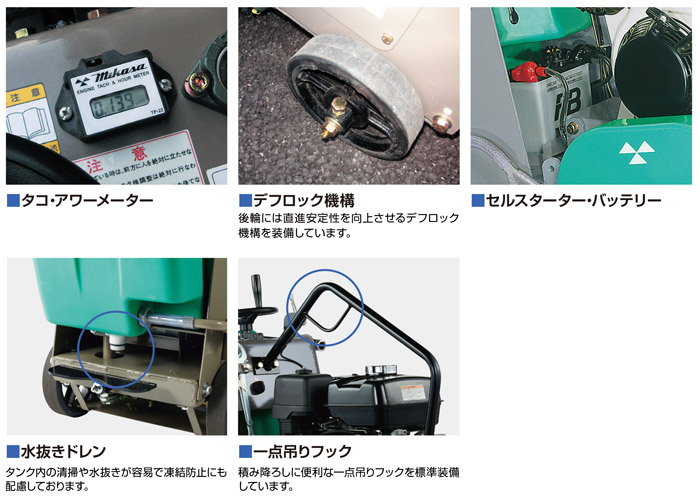 機能を追求した装備