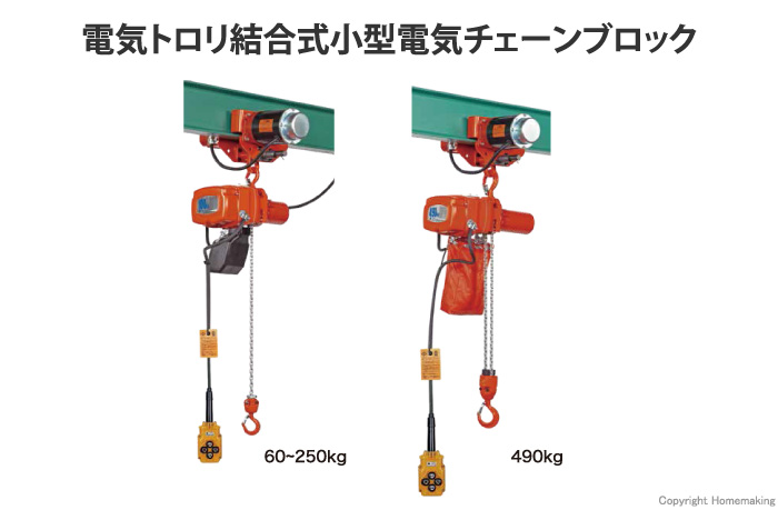 αHMTSB　電気トロリ結合式電気チェーンブロック