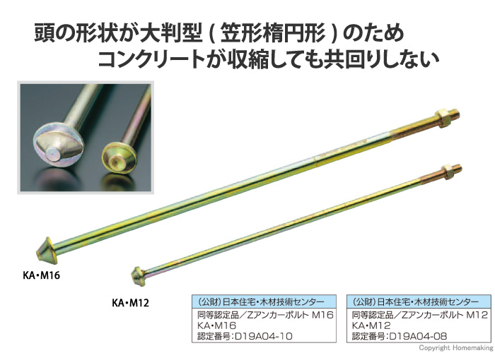 クリアンカーボルト