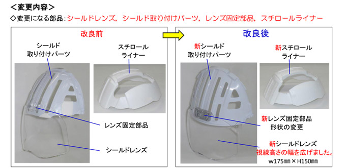 No.391F仕様変更について