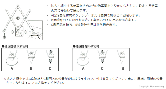 伸縮自在器　アルミ製　5倍　使用方法