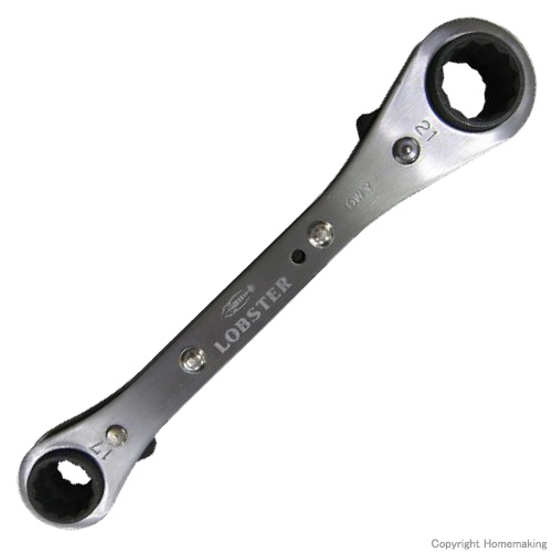 ロブスター 板ラチェットレンチ 5.5mm×7mm/6mm×8mm: 他:SRW558|ホーム