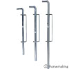 鉄扉用ユニクロ門落し　φ11×300mm　1箱(6本入)