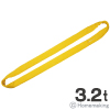 インカラウンドスリング　JIS　エンドレス　3.2t×0.5m(黄色)