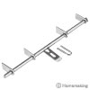 メッキ丸棒貫抜(溶接用)　φ15　300mm　1箱(2個入)
